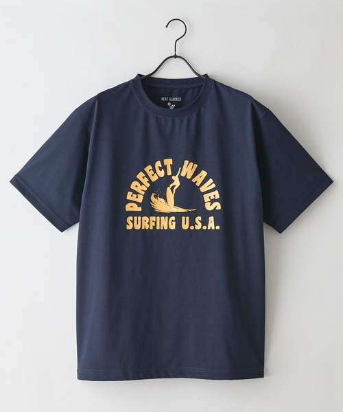 LB/S （エルビーエス）の「【HEAT BLOCKER/ヒートブロッカー】【まるで着る日傘！遮熱＆UVカット】コットンライク プリントTシャツ レトロサーフ 吸水速乾 アンチピリング イージーケア ユニセックス（Tシャツ/カットソー・メンズ・ホワイト系その他/グリーン系その他/グリーン系その他2/ブルー系その他2・X-LARGE/MEDIUM/LARGE）」の16枚目の写真