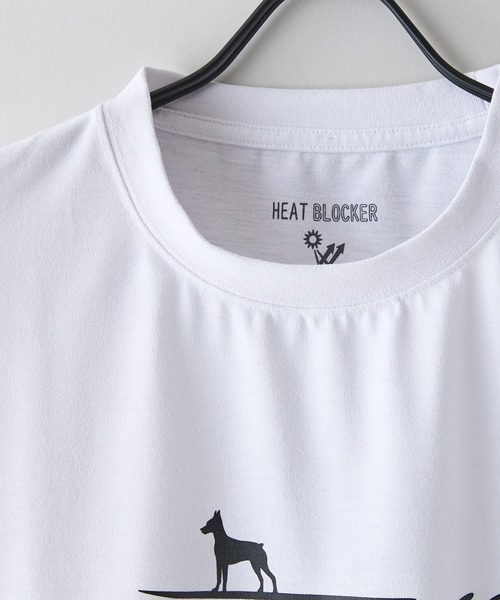 LB/S （エルビーエス）の「【HEAT BLOCKER/ヒートブロッカー】【まるで着る日傘！遮熱＆UVカット】コットンライク プリントTシャツ レトロサーフ 吸水速乾 アンチピリング イージーケア ユニセックス（Tシャツ/カットソー・メンズ・ホワイト系その他/グリーン系その他/グリーン系その他2/ブルー系その他2・X-LARGE/MEDIUM/LARGE）」の7枚目の写真