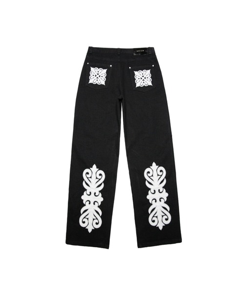L.H.P(エルエイチピー)の「ERINAIE/エリナイエ/BRIGHT TRIBAL PARTY DENIM PANT(デニムパンツ・レディース・ブラック・M)」の3枚目の写真