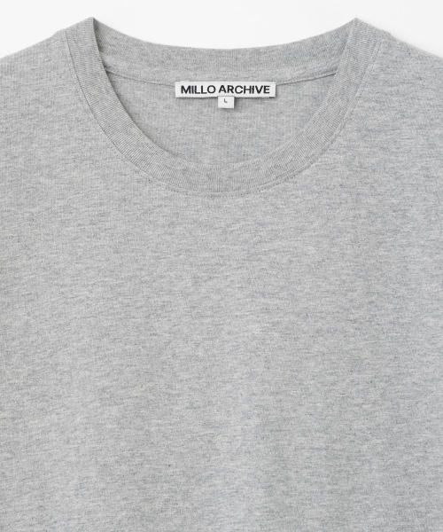 Millo Archive（ミロ アーカイブ）の「オリジナルコットンTシャツ[メランジグレー]（Tシャツ/カットソー・メンズ・その他・X-LARGE/LARGE/MEDIUM/SMALL）」の5枚目の写真