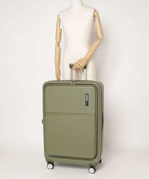 AMERICAN TOURISTER(アメリカンツーリスター)の「アメリカンツーリスター TRANTO スピナー76/28 エキスパンダー TSA BO カーキ(スーツケース/キャリーバッグ・メンズ・カーキ・L)」の17枚目の写真