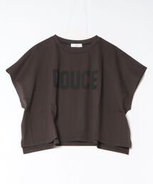 Liesse | DOUCEプリントショート丈Tシャツ(Tシャツ/カットソー)