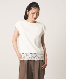 ポンチ×レース レイヤードカットソー  ＜A DAY IN THE LIFE＞