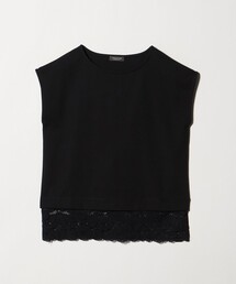 ポンチ×レース レイヤードカットソー <A DAY IN THE LIFE>