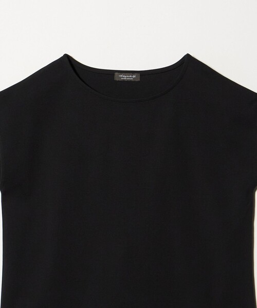 A DAY IN THE LIFE UNITED ARROWS（アデイインザライフユナイテッドアローズ）の「ポンチ×レース レイヤードカットソー  ＜A DAY IN THE LIFE＞（Tシャツ/カットソー・レディース・オフホワイト/ブラック/ダークグレー・FREE）」の12枚目の写真