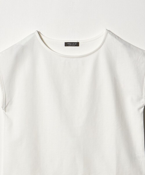 A DAY IN THE LIFE UNITED ARROWS（アデイインザライフユナイテッドアローズ）の「ポンチ×レース レイヤードカットソー  ＜A DAY IN THE LIFE＞（Tシャツ/カットソー・レディース・オフホワイト/ブラック/ダークグレー・FREE）」の17枚目の写真
