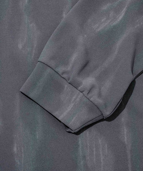 CASPER JOHN(キャスパージョン)の「Key neck glitter cut-sew/キーネックグリッターカットソー(Tシャツ/カットソー・メンズ・グレー/ネイビー・SMALL/MEDIUM/X-SMALL/LARGE)」の18枚目の写真