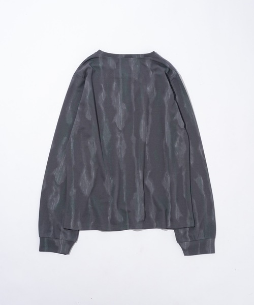 CASPER JOHN(キャスパージョン)の「Key neck glitter cut-sew/キーネックグリッターカットソー(Tシャツ/カットソー・メンズ・グレー/ネイビー・SMALL/MEDIUM/X-SMALL/LARGE)」の20枚目の写真