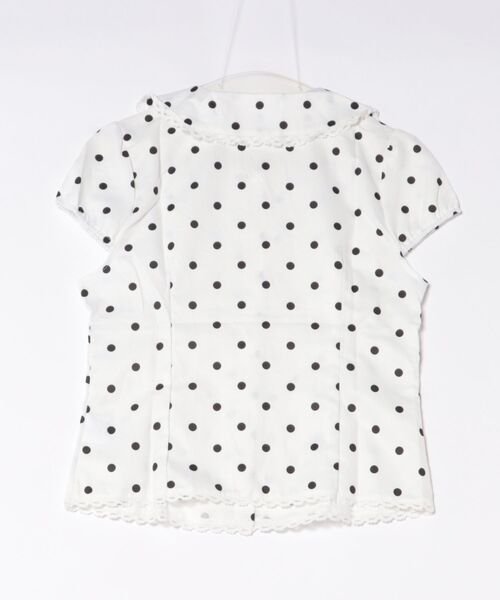 UP START(アップスタート)の「【LAMPOON】ドットレースブラウス(シャツ/ブラウス・レディース・ホワイト・LARGE/MEDIUM/SMALL)」の12枚目の写真