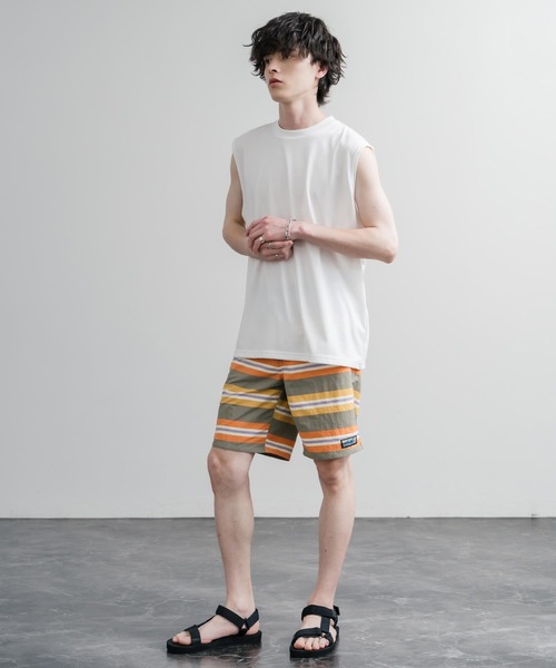patagonia(パタゴニア)の「Patagonia パタゴニア M'S WAVEFARER BOARDSHORTS 19 IN 水陸両用ワイドナイロンショートパンツ/ハーフパンツ(その他パンツ・メンズ・ブラック/ブルー・30)」の12枚目の写真