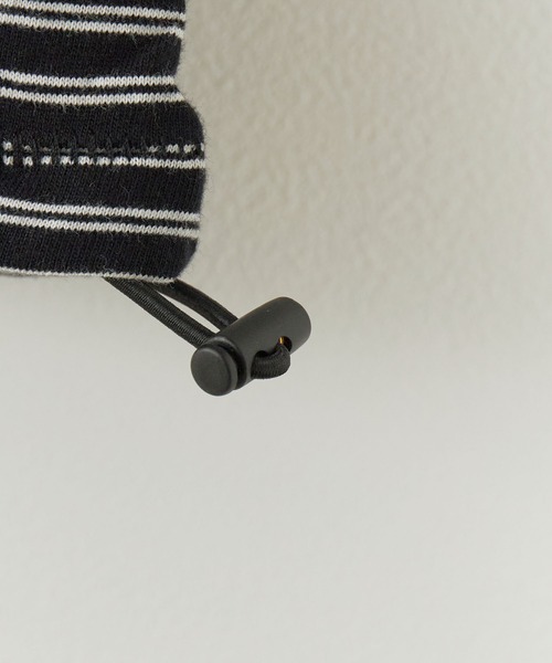 Healthknit(ヘルスニット)の「Healthknit/ヘルスニット Classic Border Jersey Wide Henley S/S クラシックボーダー ワイド ヘンリーネック 半袖 Tシャツ 抗菌防臭 オーバーサイズ メンズ 2026年 夏 夏服(Tシャツ/カットソー・メンズ・ブラック/パープル/グリーン・M/L/XL)」の8枚目の写真