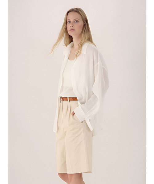 ACUD(アクド)の「Linen Rib Sleeveless Knit _Ivory(Tシャツ/カットソー・レディース・アイボリー・FREE)」の5枚目の写真