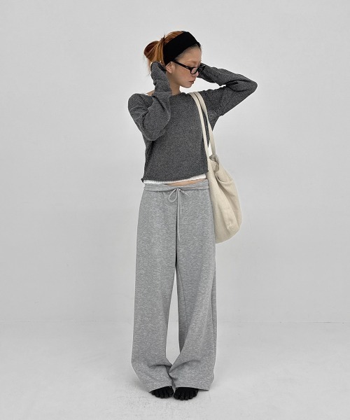 BLACKUP（ブラックアップ）の「[MADE] クールサマーボカシボートネックニット（ニット/セーター・レディース・ベージュ/ブラック・FREE）」の18枚目の写真