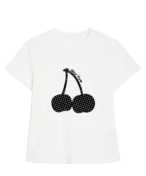 DIAVEL(ディアベル)の「ドットリボンサングラスプリントコンパクトTシャツ(Tシャツ/カットソー・レディース・ホワイト・M)」の22枚目の写真