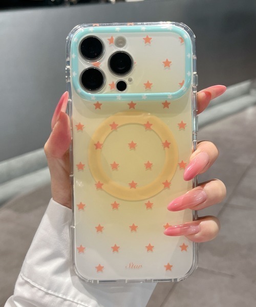 Fun & Daily(ファンアンドデイリー)の「MagSafe対応 Small Star iPhone 17 Pro ProMax : アイフォンケース(スマホケース/カバー・レディース・イエロー/ピンク/ホワイト・iPhone 17 Pro/iPhone 17 Pro Max/iPhone 17)」の3枚目の写真