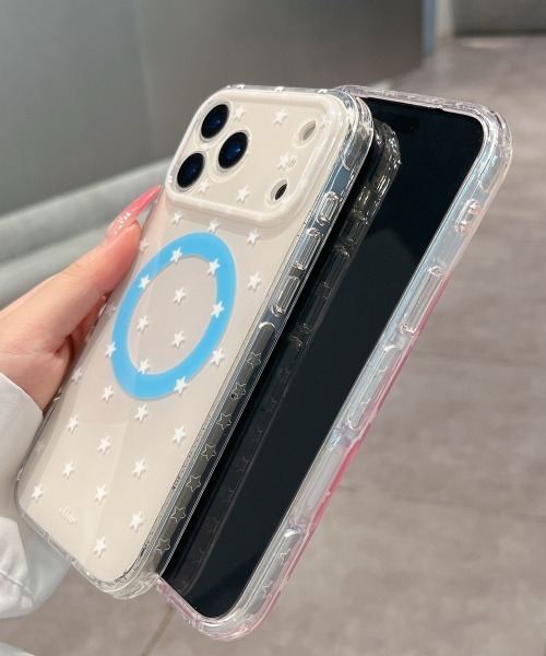 Fun & Daily(ファンアンドデイリー)の「MagSafe対応 Small Star iPhone 17 Pro ProMax : アイフォンケース(スマホケース/カバー・レディース・イエロー/ピンク/ホワイト・iPhone 17 Pro/iPhone 17 Pro Max/iPhone 17)」の9枚目の写真