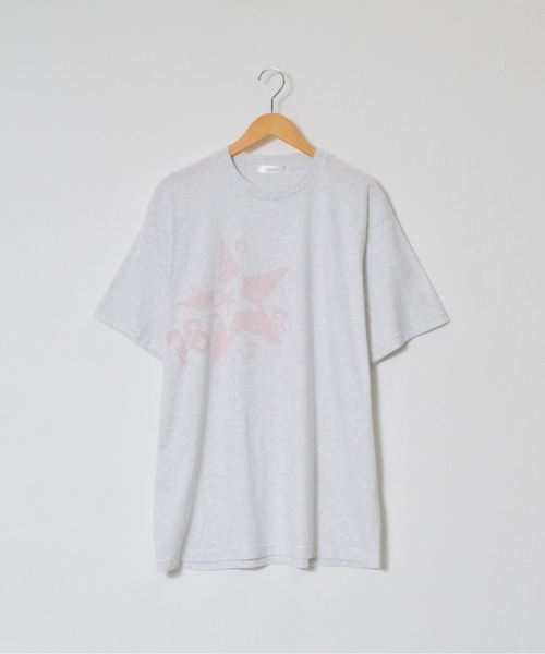 ＆soiree（アンドソワレ）の「【シルエット選べる2サイズ】クロスステッチ風Tシャツ（Tシャツ/カットソー・レディース・アッシュ/セージグリーン/ホワイト・FREE/MEDIUM）」の18枚目の写真