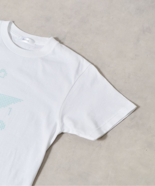 ＆soiree（アンドソワレ）の「【シルエット選べる2サイズ】クロスステッチ風Tシャツ（Tシャツ/カットソー・レディース・アッシュ/セージグリーン/ホワイト・FREE/MEDIUM）」の6枚目の写真