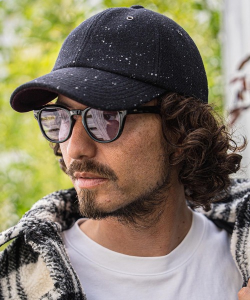 CAMBIO(カンビオ)の「mko13733-Pure Wool Tweed Baseball Cap キャップ(NF-262-BO001)(キャップ・メンズ・ダークグレー/ブラウン/ブラック・FREE)」の4枚目の写真