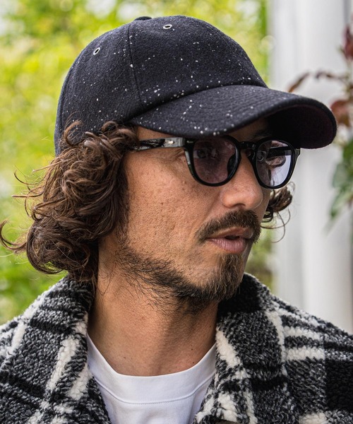 CAMBIO(カンビオ)の「mko13733-Pure Wool Tweed Baseball Cap キャップ(NF-262-BO001)(キャップ・メンズ・ダークグレー/ブラウン/ブラック・FREE)」の5枚目の写真