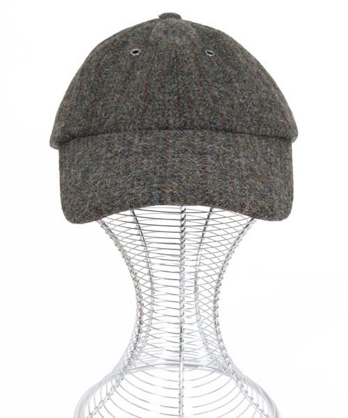 CAMBIO(カンビオ)の「mko13733-Pure Wool Tweed Baseball Cap キャップ(NF-262-BO001)(キャップ・メンズ・ダークグレー/ブラウン/ブラック・FREE)」の14枚目の写真
