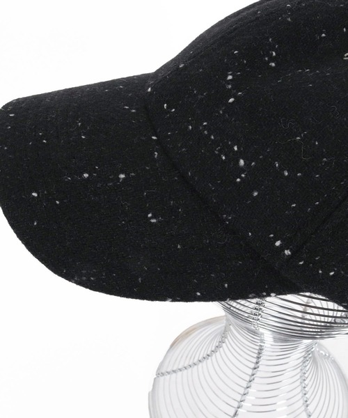 CAMBIO(カンビオ)の「mko13733-Pure Wool Tweed Baseball Cap キャップ(NF-262-BO001)(キャップ・メンズ・ダークグレー/ブラウン/ブラック・FREE)」の20枚目の写真