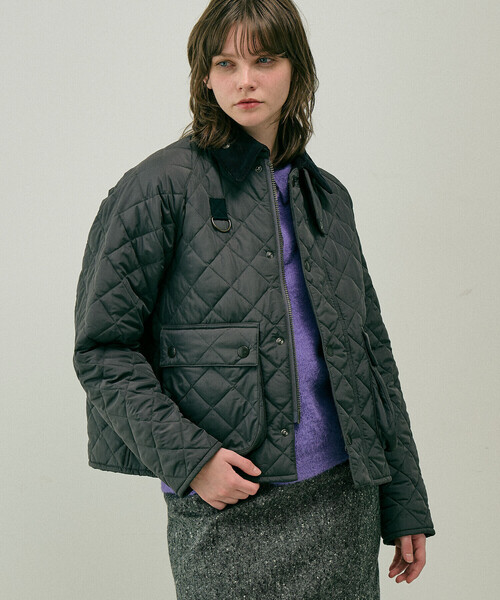 Barbour(バブアー)の「Barbour |〈別注〉BLYTH キルティングジャケット WOMEN(その他アウター・レディース・グレー/ブラック/オリーブ・S)」の5枚目の写真