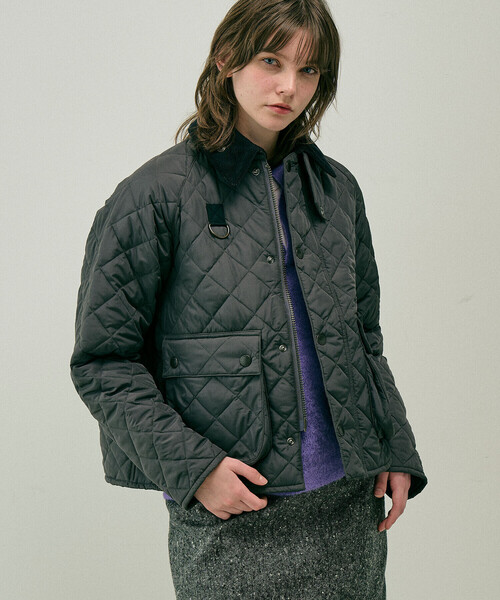 Barbour(バブアー)の「Barbour |〈別注〉BLYTH キルティングジャケット WOMEN(その他アウター・レディース・グレー/ブラック/オリーブ・S)」の6枚目の写真