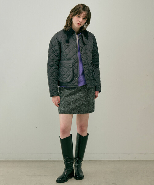 Barbour(バブアー)の「Barbour |〈別注〉BLYTH キルティングジャケット WOMEN(その他アウター・レディース・グレー/ブラック/オリーブ・S)」の4枚目の写真