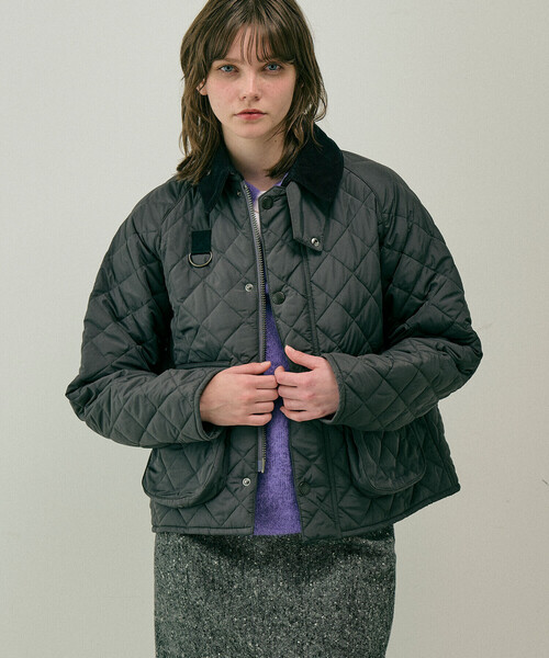 Barbour(バブアー)の「Barbour |〈別注〉BLYTH キルティングジャケット WOMEN(その他アウター・レディース・グレー/ブラック/オリーブ・S)」の1枚目の写真
