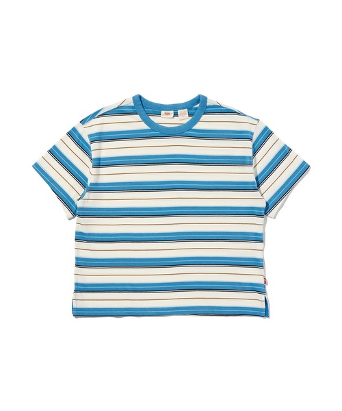 Levi's(リーバイス)の「Levi's/リーバイス ヴィンテージ ショートスリーブTシャツ(Tシャツ/カットソー・レディース・ブルー・M/S/XS)」の4枚目の写真