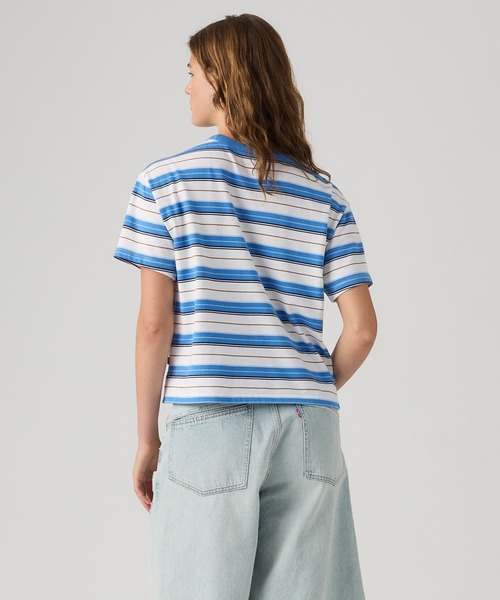 Levi's(リーバイス)の「Levi's/リーバイス ヴィンテージ ショートスリーブTシャツ(Tシャツ/カットソー・レディース・ブルー・M/S/XS)」の3枚目の写真