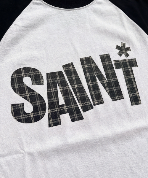 SAINTPAIN(セイントペイン)の「SPセイントパターンヘビーウェイトレグラン半袖Tシャツホワイト(Tシャツ/カットソー・レディース・その他・MEDIUM/LARGE)」の3枚目の写真