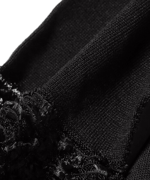 EFFE BEAMS（エッフェビームス）の「ファンシースリーブ ニット ワンピース（ワンピース・レディース・ネイビー/ブラック・ONE SIZE）」の5枚目の写真