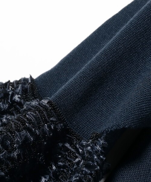 EFFE BEAMS（エッフェビームス）の「ファンシースリーブ ニット ワンピース（ワンピース・レディース・ネイビー/ブラック・ONE SIZE）」の11枚目の写真