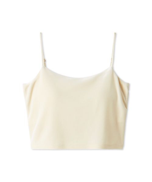 FRAY I.D（フレイアイディー）の「ベロアカップインキャミソール（キャミソール・レディース・チャコールグレー/ライトブルー/アイボリー・F）」の12枚目の写真