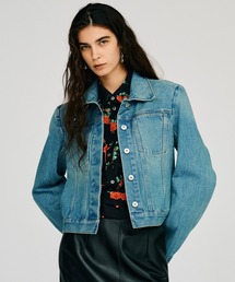 balloon short denim jacket/バルーンショートデニムジャケット