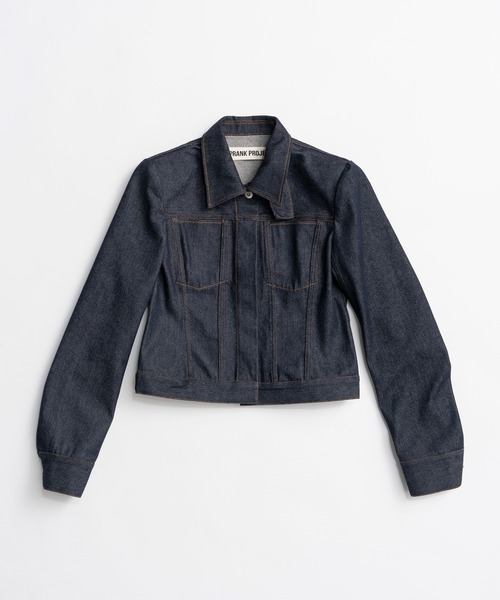 PRANK PROJECT(プランクプロジェクト)の「【2026Autumn Pre-Order】ストラクチャードデニムジャケット / Structured Denim Jacket(デニムジャケット・レディース・ネイビー/ブルー・FREE)」の18枚目の写真