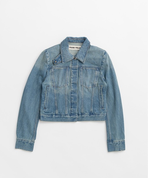 PRANK PROJECT(プランクプロジェクト)の「【2026Autumn Pre-Order】ストラクチャードデニムジャケット / Structured Denim Jacket(デニムジャケット・レディース・ネイビー/ブルー・FREE)」の17枚目の写真