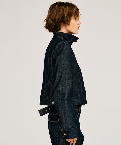 PRANK PROJECT(プランクプロジェクト)の「【2026Autumn Pre-Order】ストラクチャードデニムジャケット / Structured Denim Jacket(デニムジャケット・レディース・ネイビー/ブルー・FREE)」の16枚目の写真