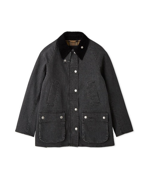 Barbour（バブアー）の「【CONISTON / コニストン】デニム ジャケット Japan Exclusive（レディース）（デニムジャケット・レディース・インディゴブルー/グレー・LARGE/MEDIUM/SMALL）」の2枚目の写真