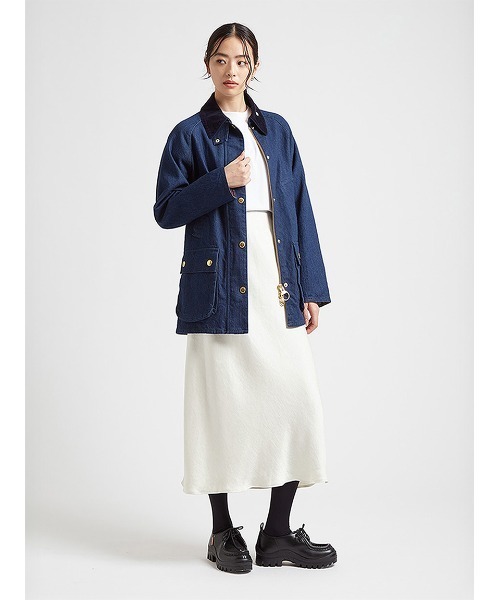Barbour（バブアー）の「【CONISTON / コニストン】デニム ジャケット Japan Exclusive（レディース）（デニムジャケット・レディース・インディゴブルー/グレー・LARGE/MEDIUM/SMALL）」の3枚目の写真