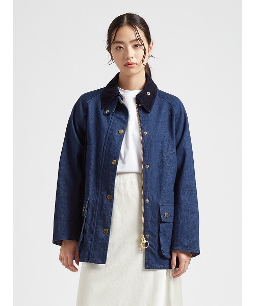 Barbour（バブアー）の「【CONISTON / コニストン】デニム ジャケット Japan Exclusive（レディース）（デニムジャケット・レディース・インディゴブルー/グレー・LARGE/MEDIUM/SMALL）」の6枚目の写真
