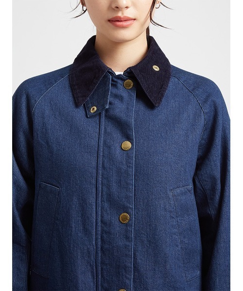 Barbour（バブアー）の「【CONISTON / コニストン】デニム ジャケット Japan Exclusive（レディース）（デニムジャケット・レディース・インディゴブルー/グレー・LARGE/MEDIUM/SMALL）」の8枚目の写真