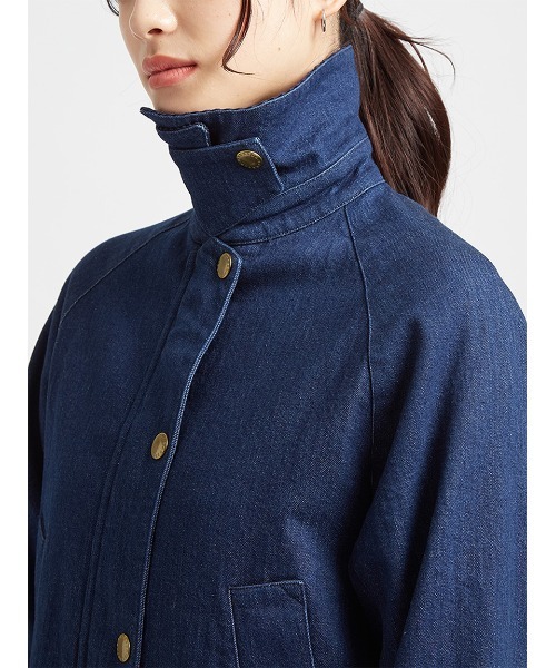 Barbour（バブアー）の「【CONISTON / コニストン】デニム ジャケット Japan Exclusive（レディース）（デニムジャケット・レディース・インディゴブルー/グレー・LARGE/MEDIUM/SMALL）」の9枚目の写真