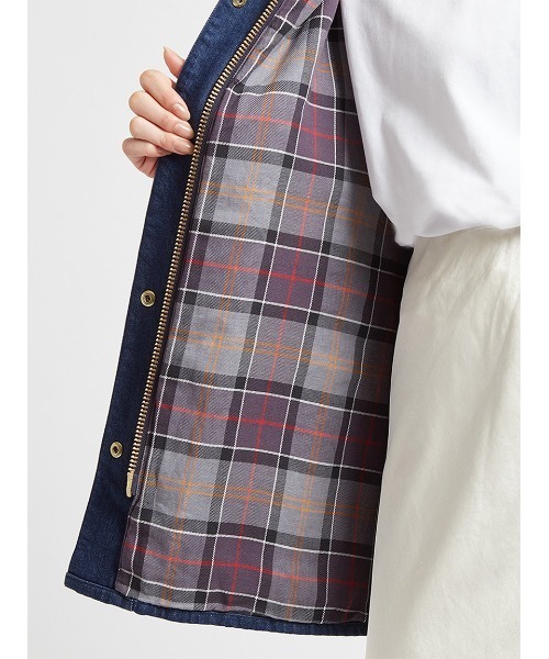 Barbour（バブアー）の「【CONISTON / コニストン】デニム ジャケット Japan Exclusive（レディース）（デニムジャケット・レディース・インディゴブルー/グレー・LARGE/MEDIUM/SMALL）」の14枚目の写真