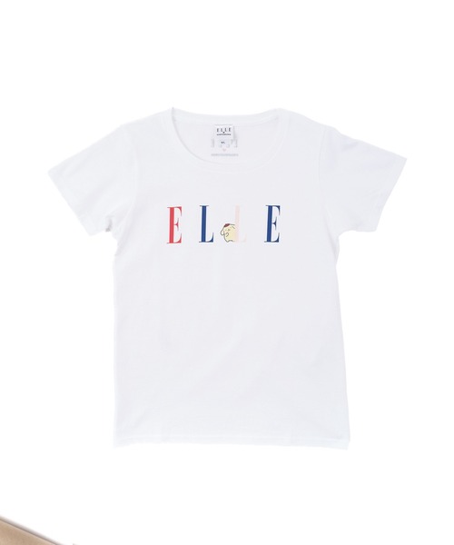 sanrio(サンリオ)の「【 sanrio / サンリオ 】 ポムポムプリン x ELLE Tシャツ WNI(Tシャツ/カットソー・レディース・チャコールグレー/ホワイト・FREE)」の3枚目の写真