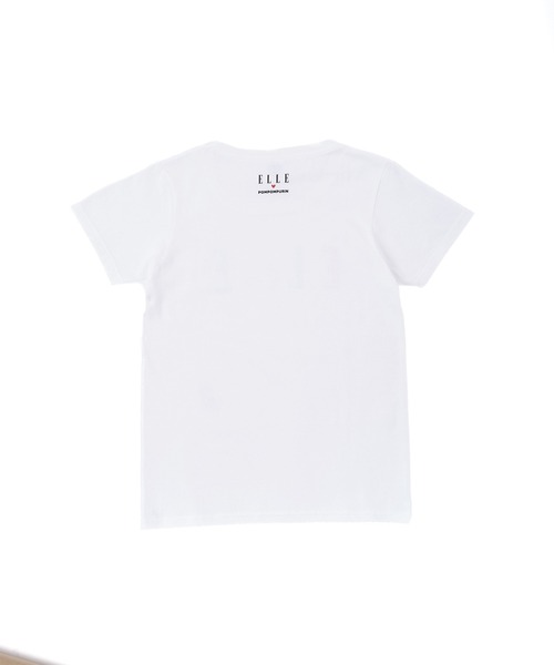 sanrio(サンリオ)の「【 sanrio / サンリオ 】 ポムポムプリン x ELLE Tシャツ WNI(Tシャツ/カットソー・レディース・チャコールグレー/ホワイト・FREE)」の4枚目の写真