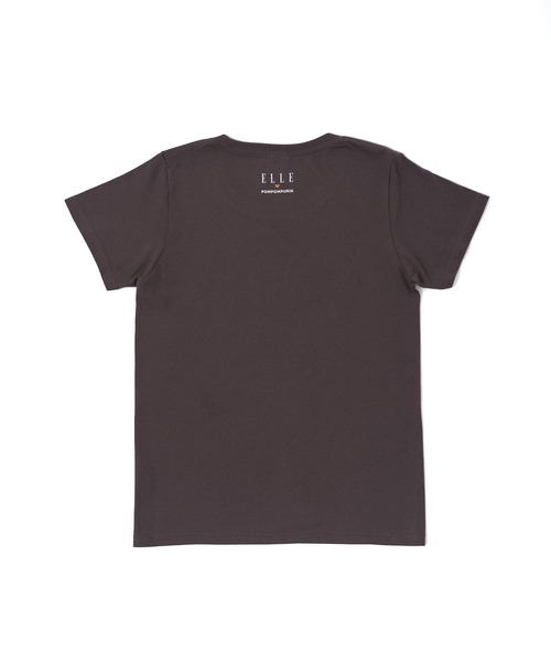 sanrio(サンリオ)の「【 sanrio / サンリオ 】 ポムポムプリン x ELLE Tシャツ WNI(Tシャツ/カットソー・レディース・チャコールグレー/ホワイト・FREE)」の5枚目の写真