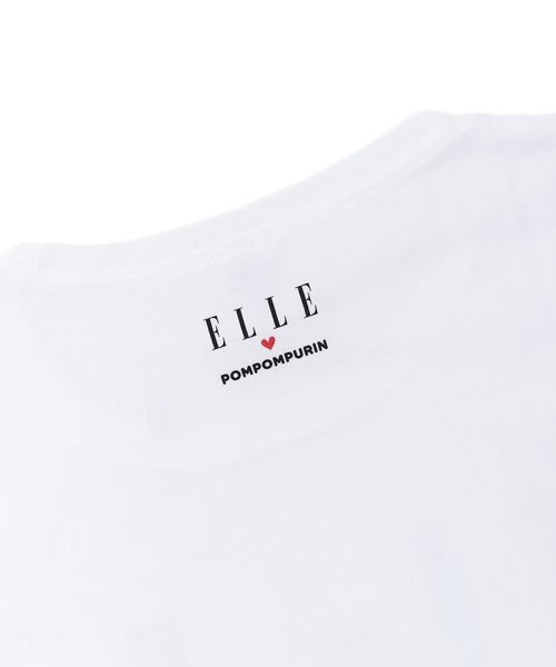 sanrio(サンリオ)の「【 sanrio / サンリオ 】 ポムポムプリン x ELLE Tシャツ WNI(Tシャツ/カットソー・レディース・チャコールグレー/ホワイト・FREE)」の7枚目の写真